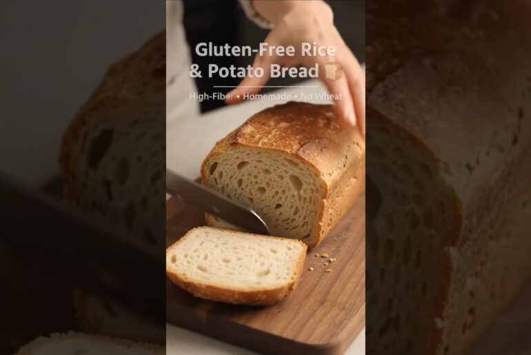 Gluten-Free Bread for Weight Loss | Rice & Potato High-Fiber Bread #glutenfreebreadrecipe#ricebread