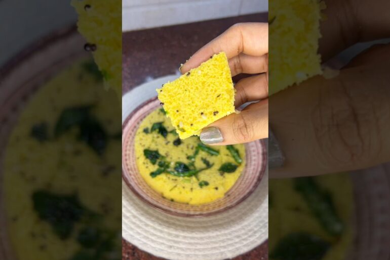 Soft,juicy, and bakery-style Dhokla #khamanrecipe
