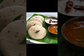 idli sambar chutney recipe! idli recipe! healthy idli recipe!healthy food! healthy breakfast! tiffin