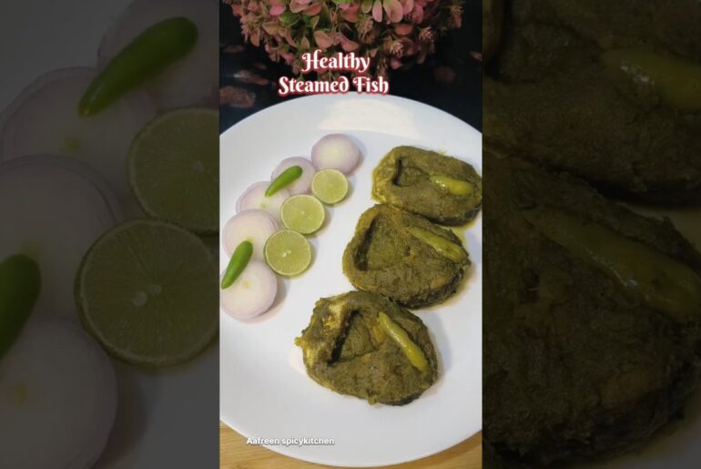 Easy And Quick Healthy Steamed Fish |Fish Recipe For Weight Loss #fishrecipe #shorts #trending