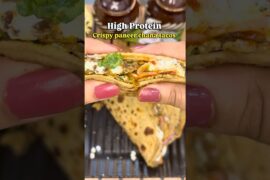 High Protein crispy paneer chana tacos #healthyrecipes #food #easynutrition #recipe #easyrecipe