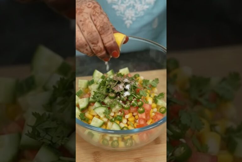 Sweet Corn Chaat Recipe | Healthy & Tasty Snack#SweetCornChaat#SweetCornChaatRecipe#MasalaCorn#viral