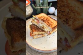 Viral 5 Minute Sandwich | Quick Egg Sandwich #shorts #sandwich #eggrecipe