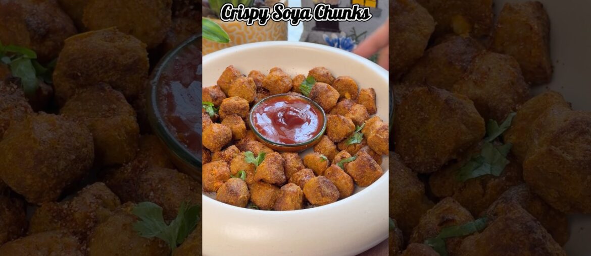 Crispy and Crunchy Soya Chunks | Non fried Healthy # recipe