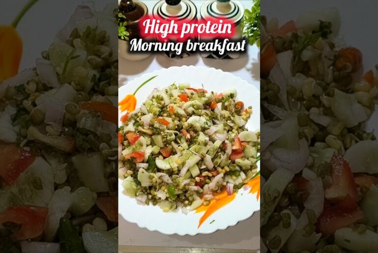 High Protein Recipe | Protein Salad |Healthy Breakfast Recipe #shorts #viralvideo #ytshorts
