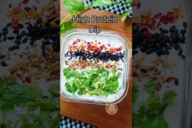 High Protein Dip Recipe | Paneer & Greek Yogurt Dip | Healthy & Easy Dip #shorts #recipe #ytshorts