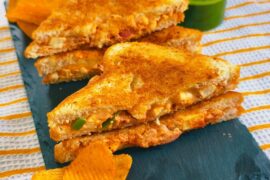 Peri Peri Paneer Sandwich | Healthy & Tasty Tiffin Recipe | No Mayo Sandwich