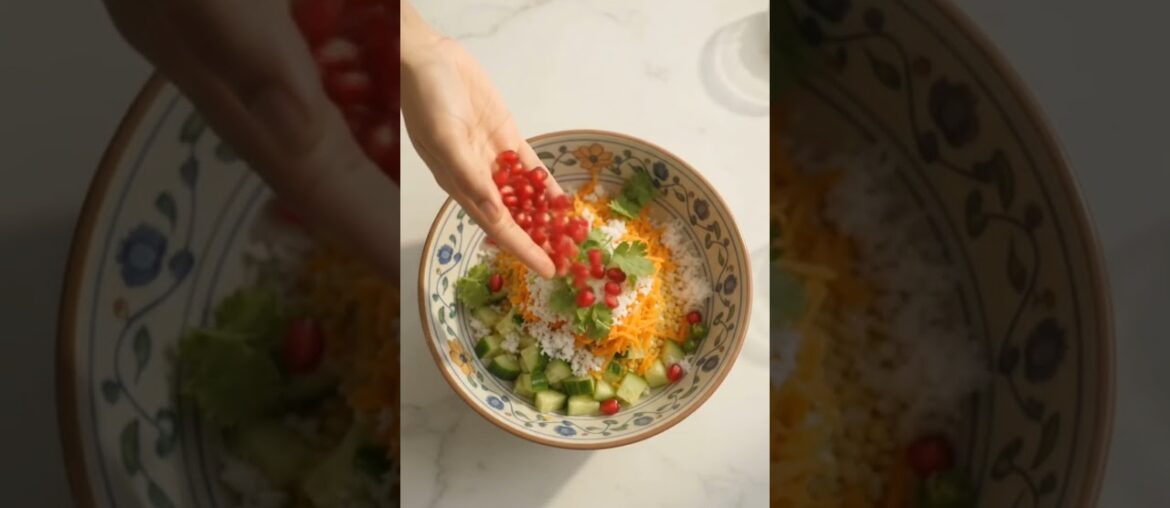 5-Minute High Protein Kosambari Salad | Traditional South Indian Weight Loss Salad Recipe