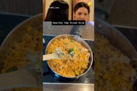 Quick & Healthy street style Veg Fried Rice| Kya Gopi jayegi Modi House?#shorts #sathnibhanasathiya