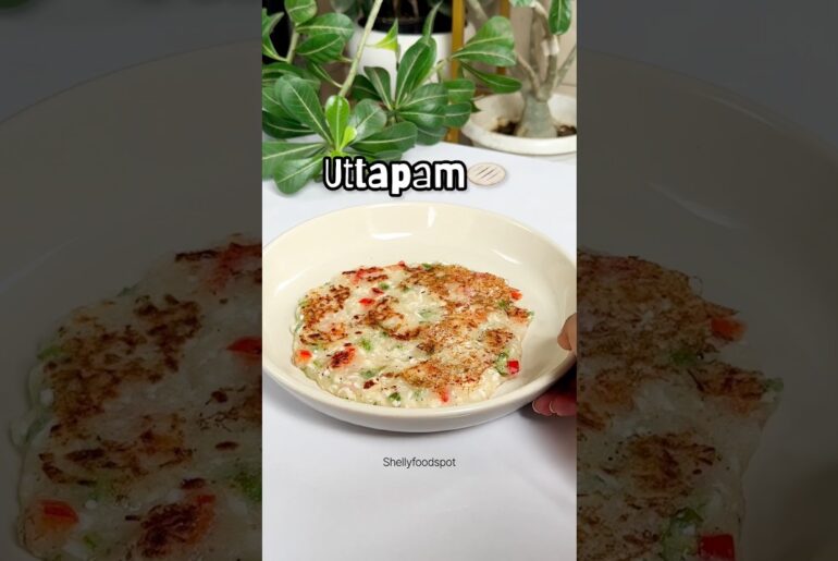 Uttapam recipe with suji| Uttapam recipe with curd| Healthy Indian breakfast recipe
