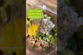 Tuna Sandwich recipe that keeps you full. #tuna #protein #mealprep #healthy #eat