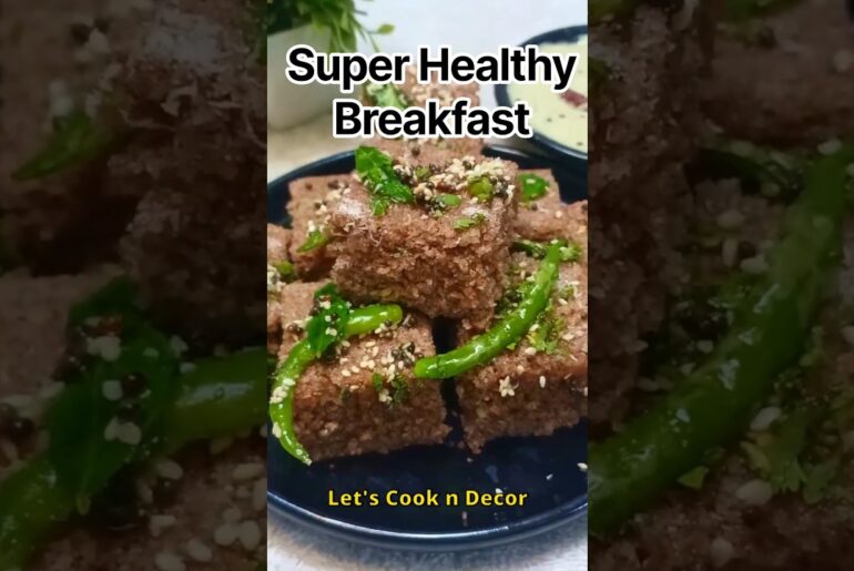 Less oil Easy Breakfast Recipe Ragi | Dhokla Recipe #healthyrecipe #breakfast #dhokla #ragi #recipe
