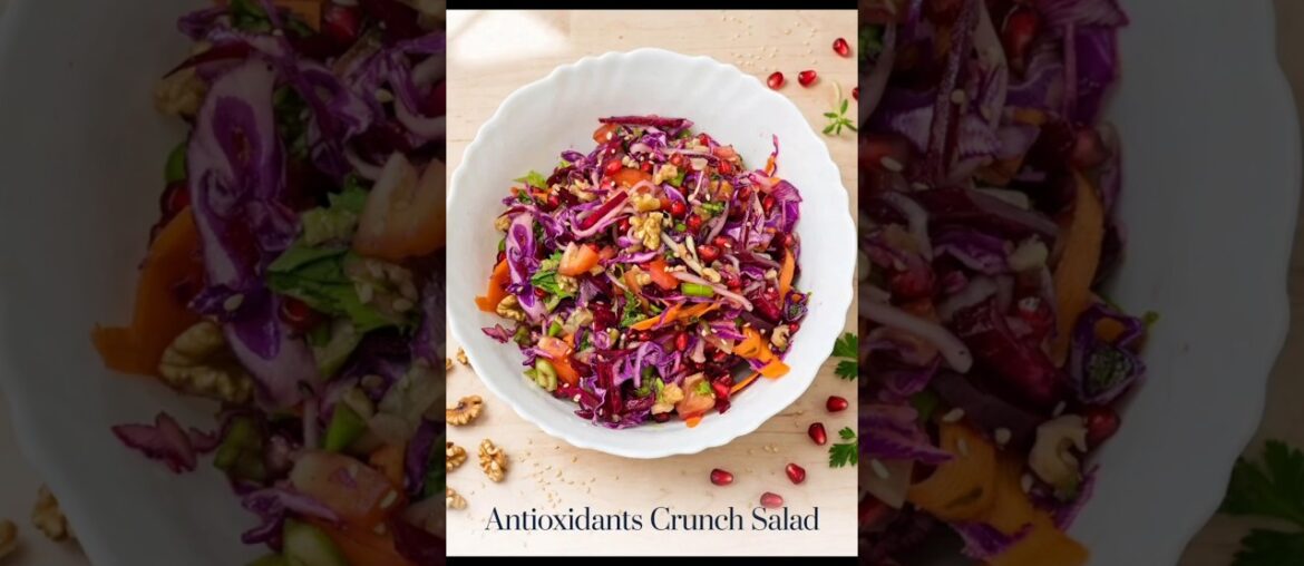 Salad Recipe:Fresh Colourful veggies in a bowl #salad #tastyrecipes #healthylifestyle #antioxidants