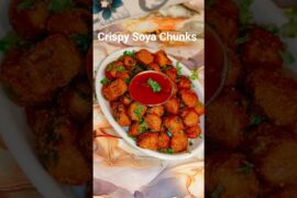 Super Crispy Soya Chunks Recipe | Healthy & Tasty Snacks #shorts #viral #Soya chunks #Healthy snacks