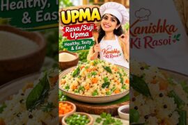Vegetable Upma Recipe  RavaSuji Upma  Healthy & Easy Breakfast Recipe  Kanishka Ki Rasoi  #foodreels