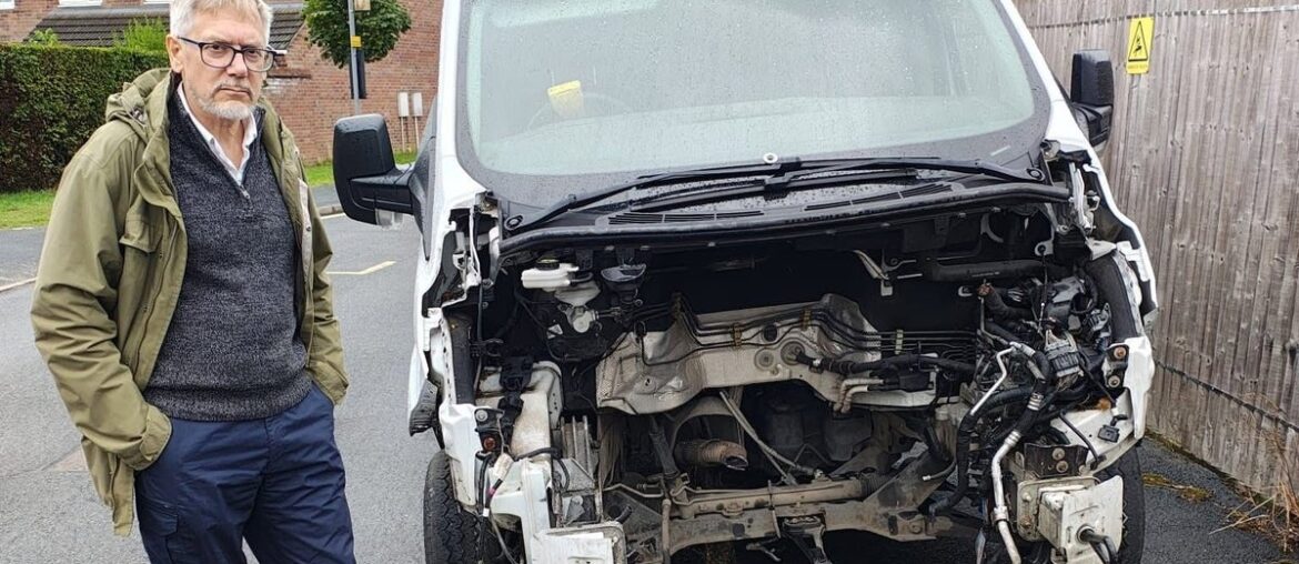 Charity van delivering meals from food bank stolen and stripped of its engine by thieves