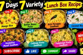 7 Days, 7 Lunch Recipes! Healthy Kids Lunch Box Recipes for 7 Days | Quick & Easy School Lunch Ideas