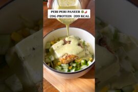 Creamy Mint-Tomato Dressing for a Healthy Lunch! #PaneerSalad #HealthyRecipes #HighProteinMeals
