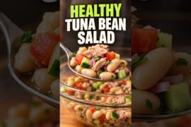 Tuna & White Bean Salad | Healthy Lunch Idea | How to Make White Bean Salad With Tuna