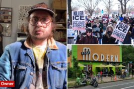 Minneapolis restaurant Modern Times Cafe that offered free meals to protest ICE closes