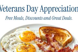 This 2026 Veterans Day discounts list will be updated as we learn of more nationally available Veterans Day offers to give back to Veterans.