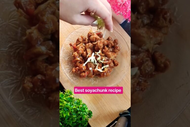 Best ever soya chunks recipe #youtubeshorts #viral #shorts