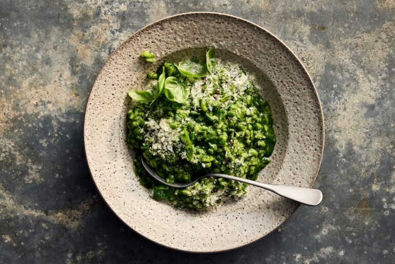 Recipe Lab: A comforting risotto that’s packed with greens without tasting like it