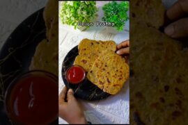 Onion Pratha For Healthy Nashta #recipe #food #roti #nasta #lunch #maincourse #onionfritters