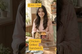 School Lunchbox Idea: Kurkura Chicken Cheese Sandwich ##horts #newtrend #easyrecipe #food #explore
