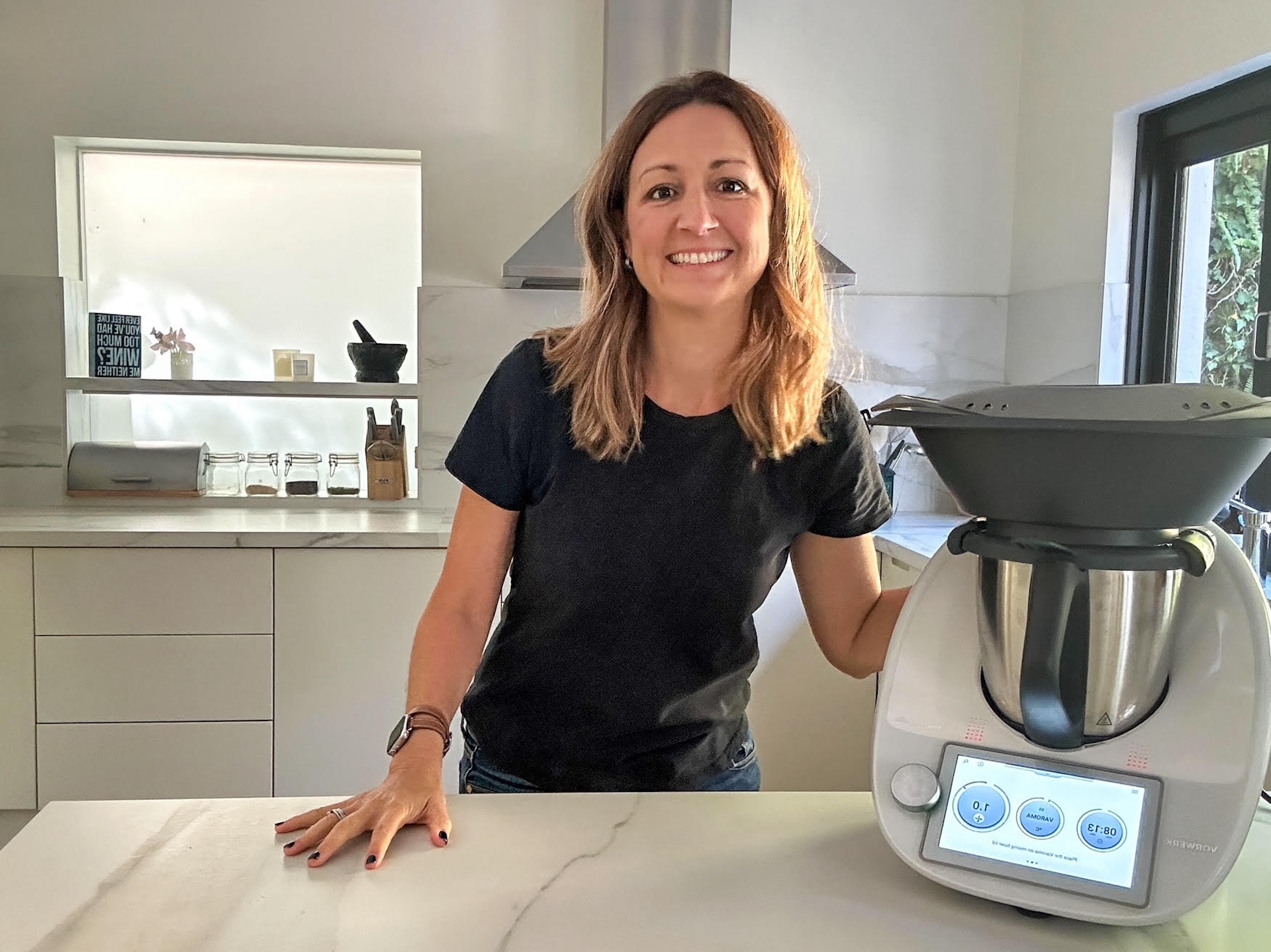 Marianne Rogerson with her Thermomix