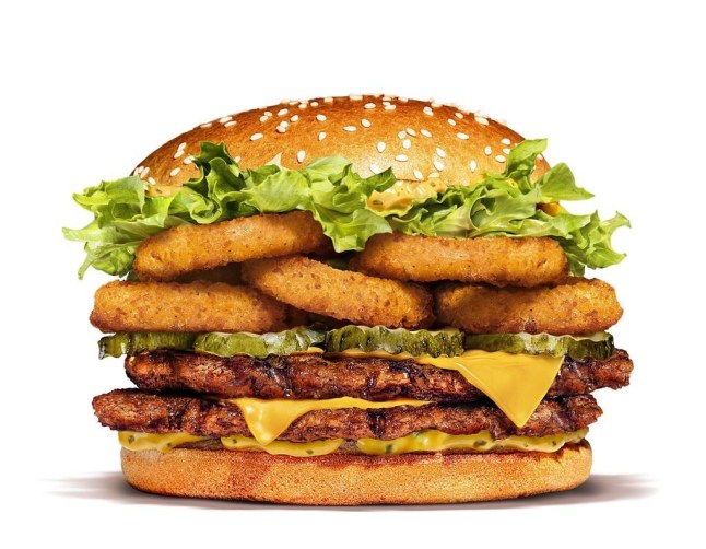 A festive burger from Burger King